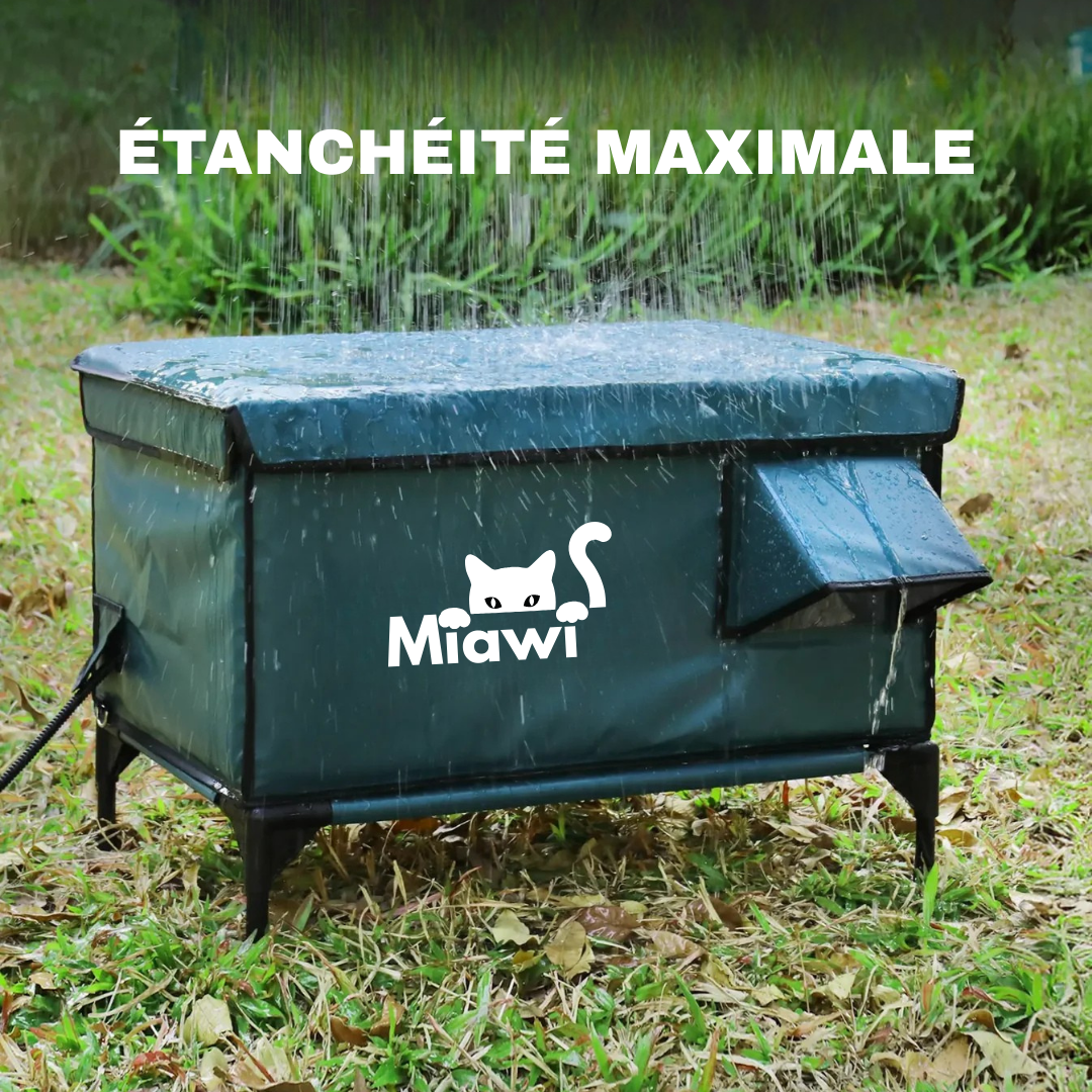 Miawi® : L'abri qui chauffe et protège votre chat.