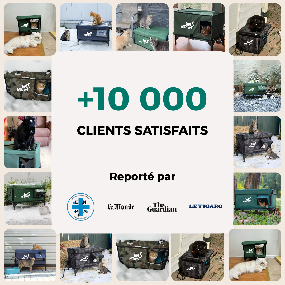 Miawi - L'abri chauffant pour votre chat