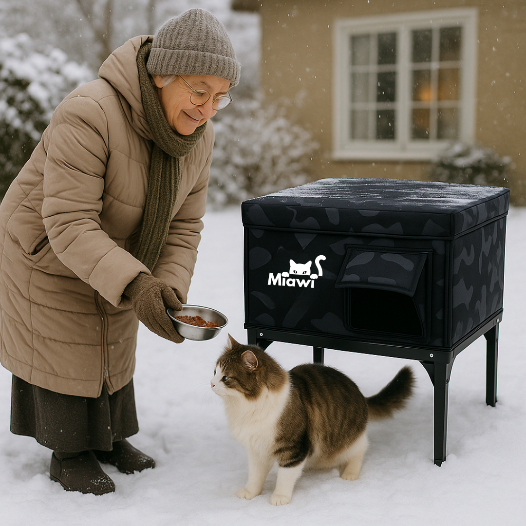 Miawi - L'abri chauffant pour votre chat