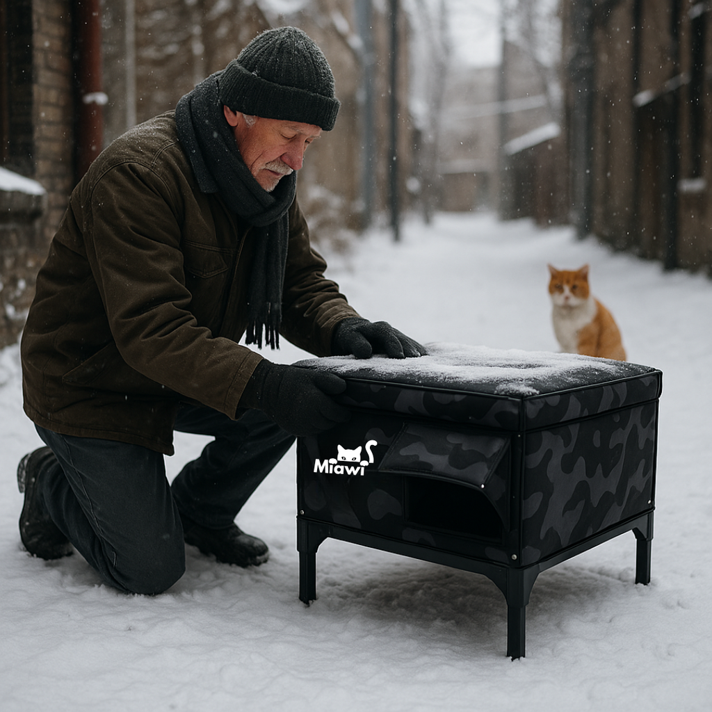 Miawi - L'abri chauffant pour votre chat