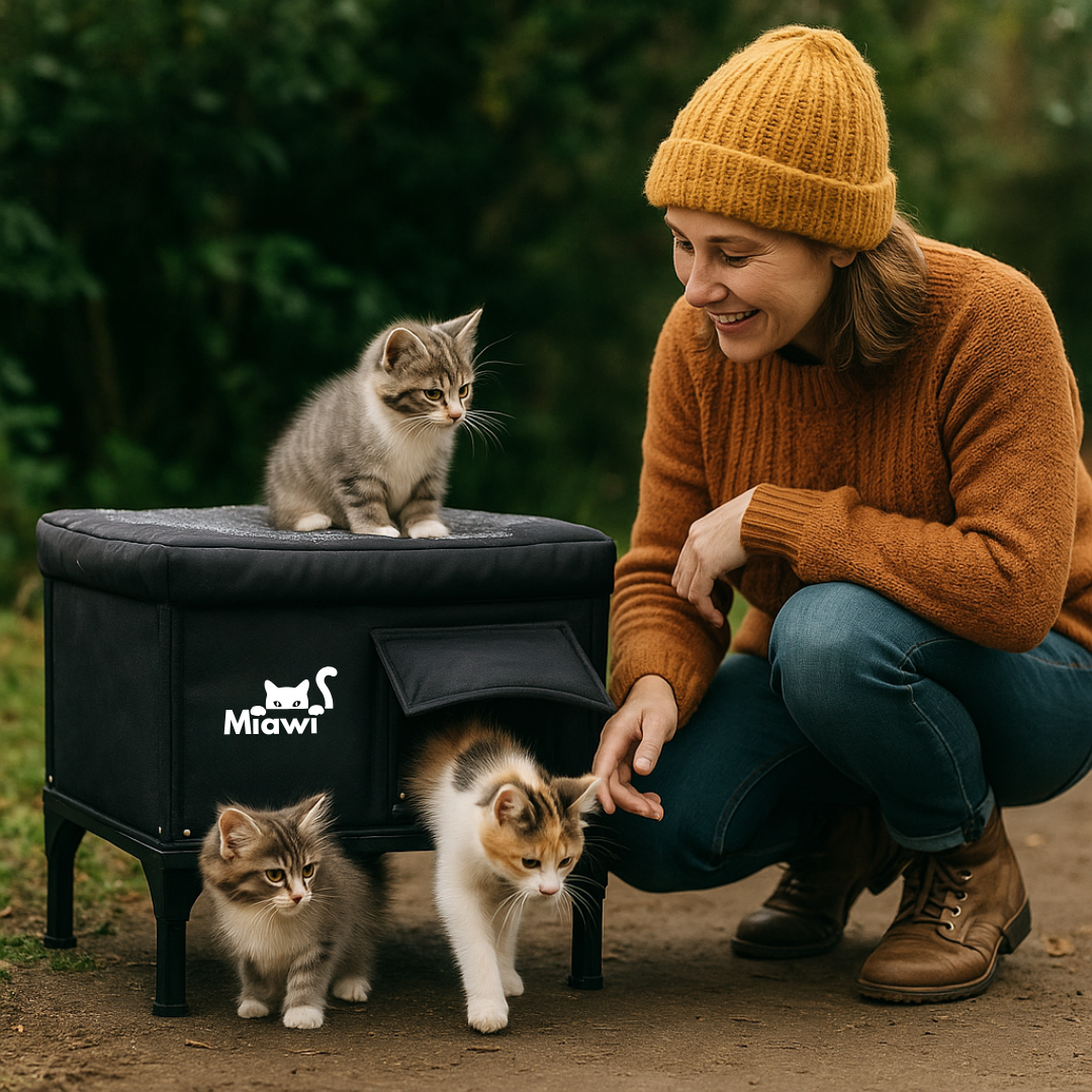 Miawi - L'abri chauffant pour votre chat