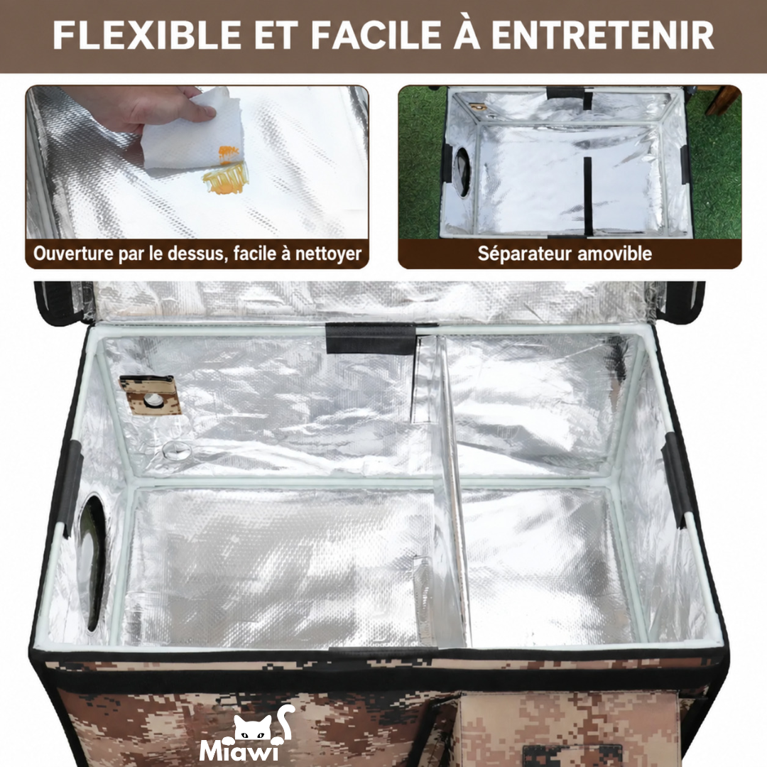 Miawi - L'abri chauffant pour votre chat