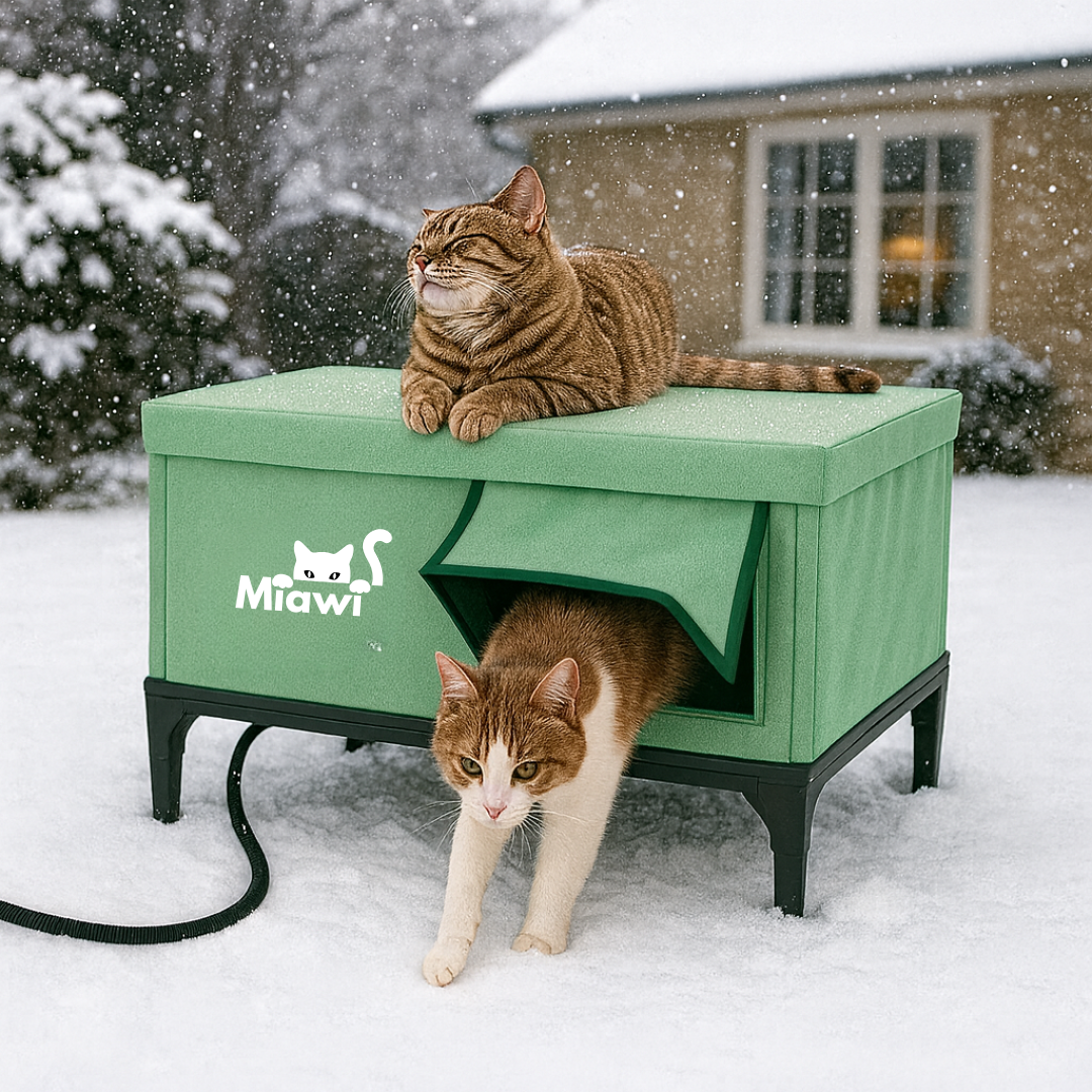 Miawi : La maison qui chauffe votre chat en hiver.